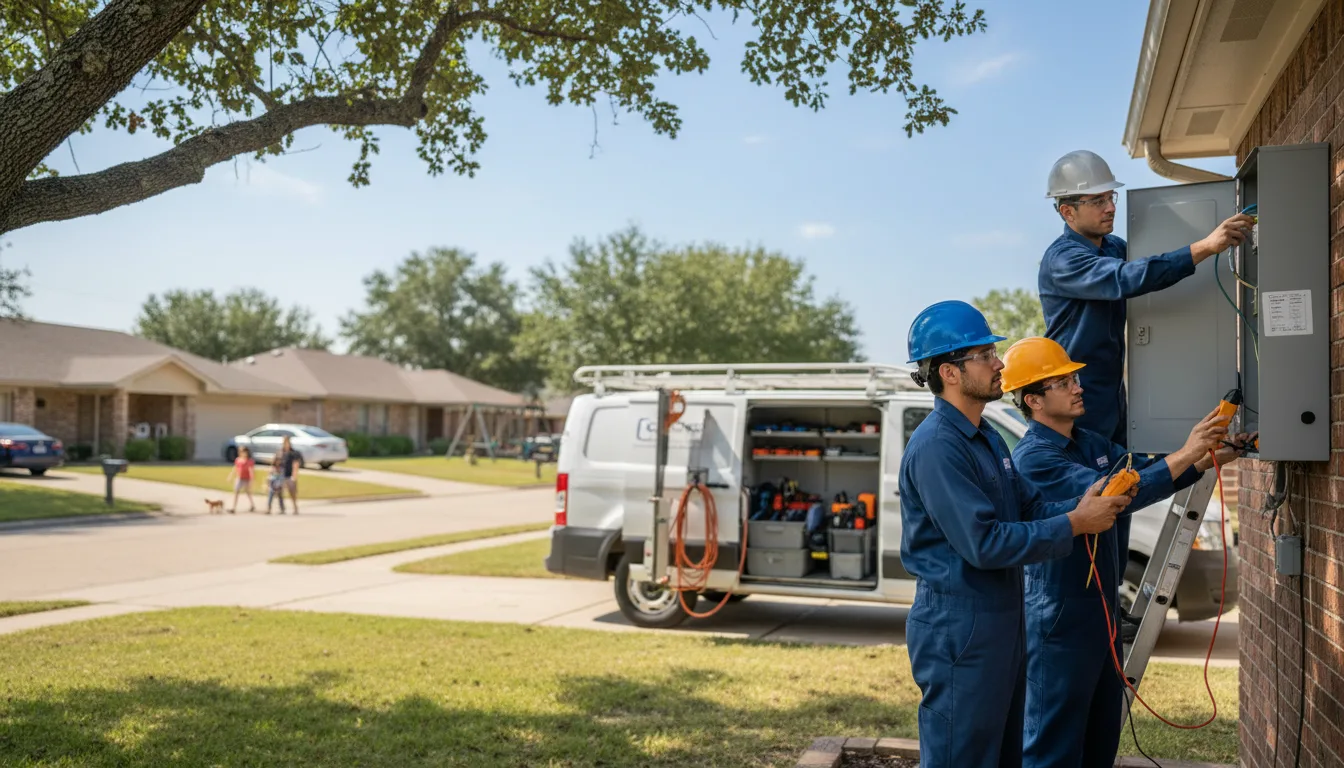 Certified electrician providing emergency electrical services in Summerfield, LA